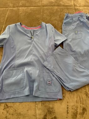 Light Blue Women’s Scrub set by KOI